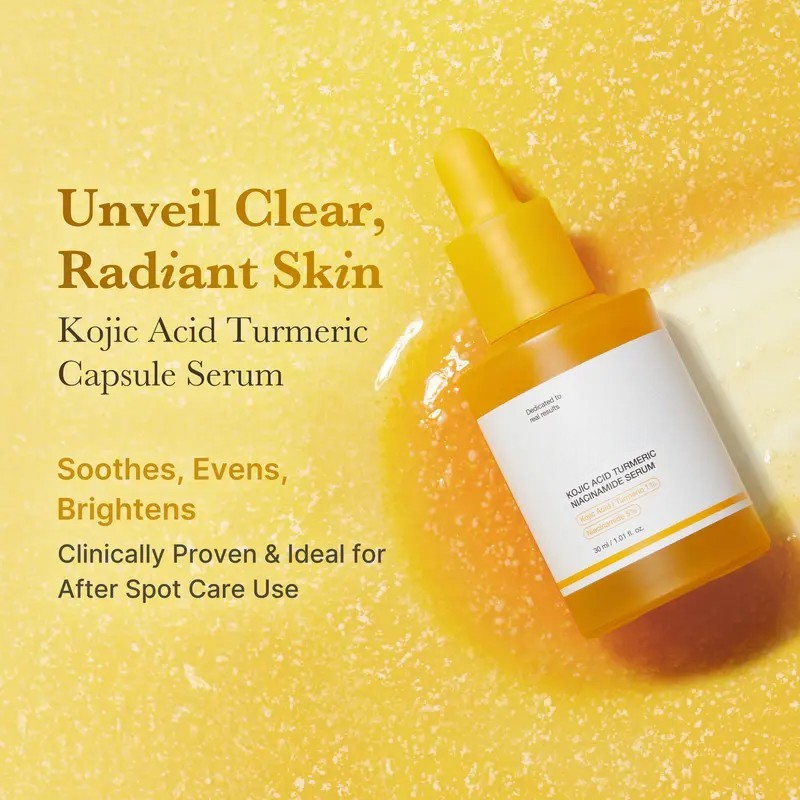 Findglee Kojic Acid Renew & Smooth Duo for Troubled Skin with Turmeric and Niacinamide