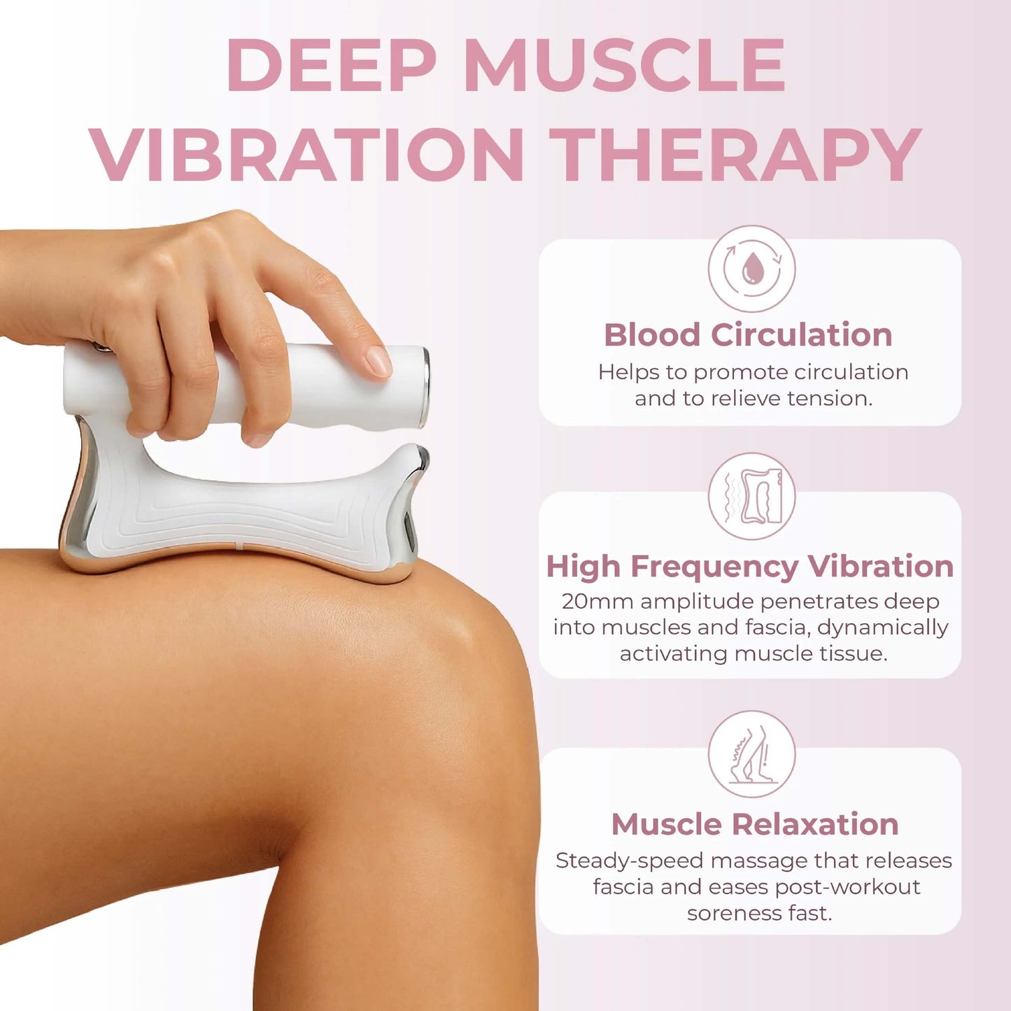 Findglee™ BodySculpt Pro | Heated EMS Gua Sha Muscle Massager