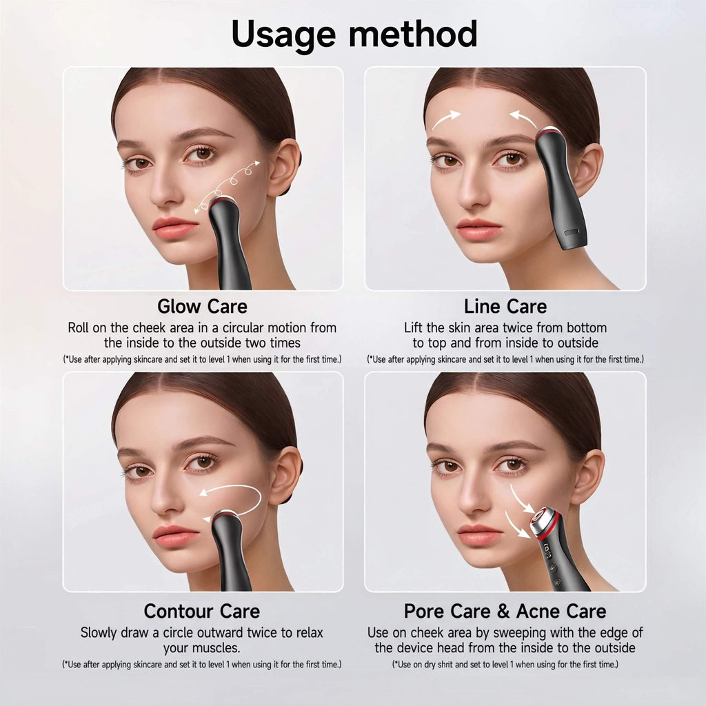 FindGlee™ Age-R Booster Pro 5-in-1 Multi-Function Facial Beauty Device