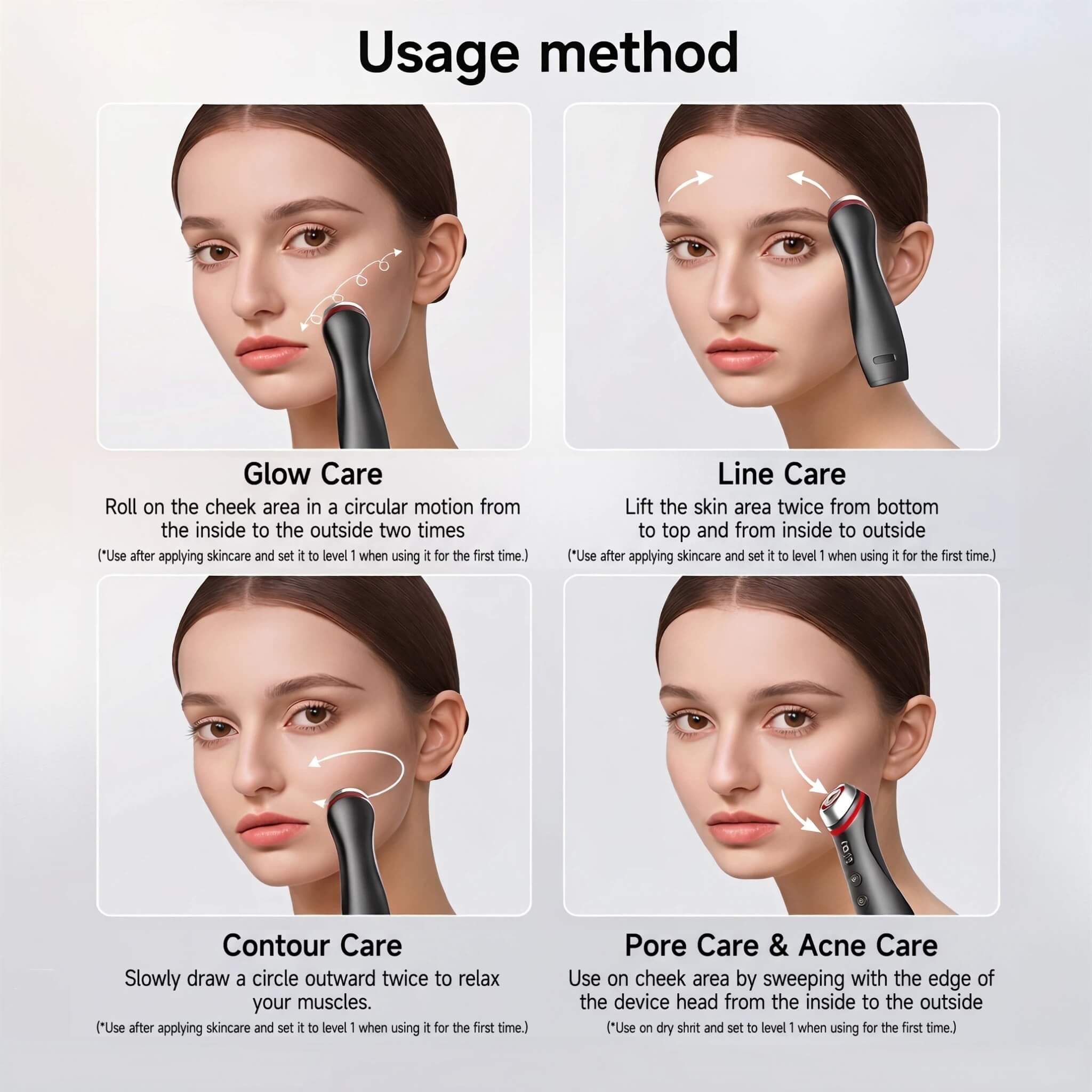 FindGlee™ Age-R Booster Pro 5-in-1 Multi-Function Facial Beauty Device