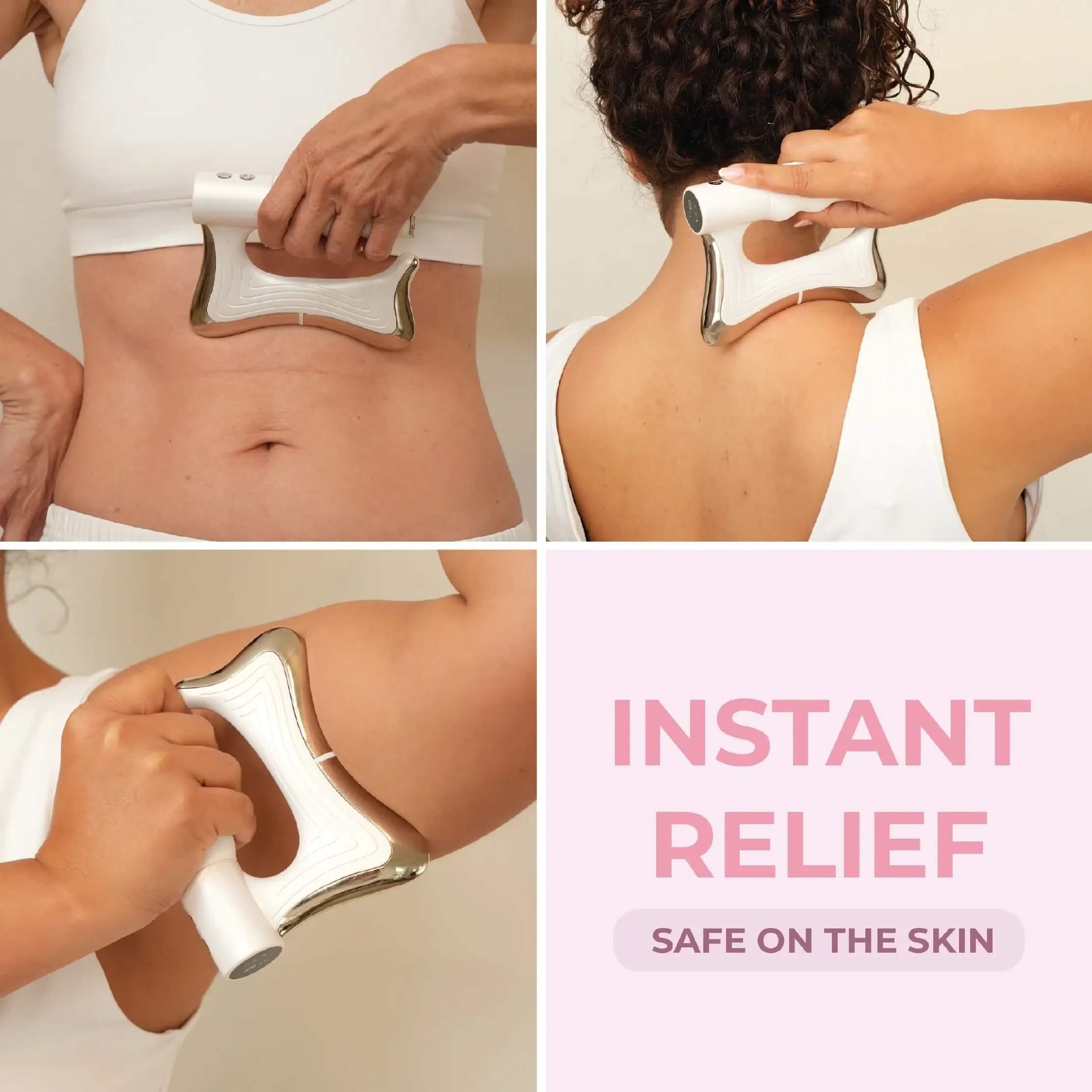 Findglee™ BodySculpt Pro | Heated EMS Gua Sha Muscle Massager