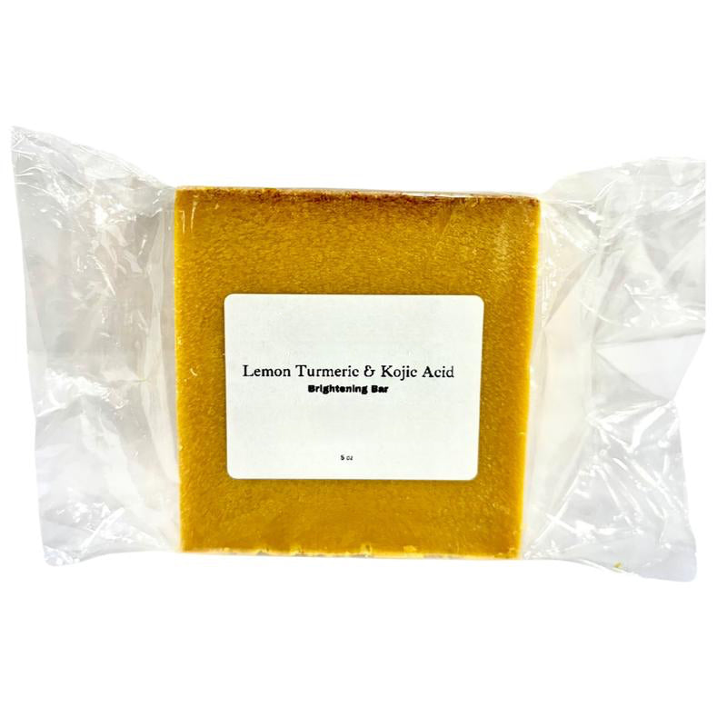Findglee Lemon Turmeric & Kojic Acid Brightening Bar Soap for Dark Spots and Even Skin