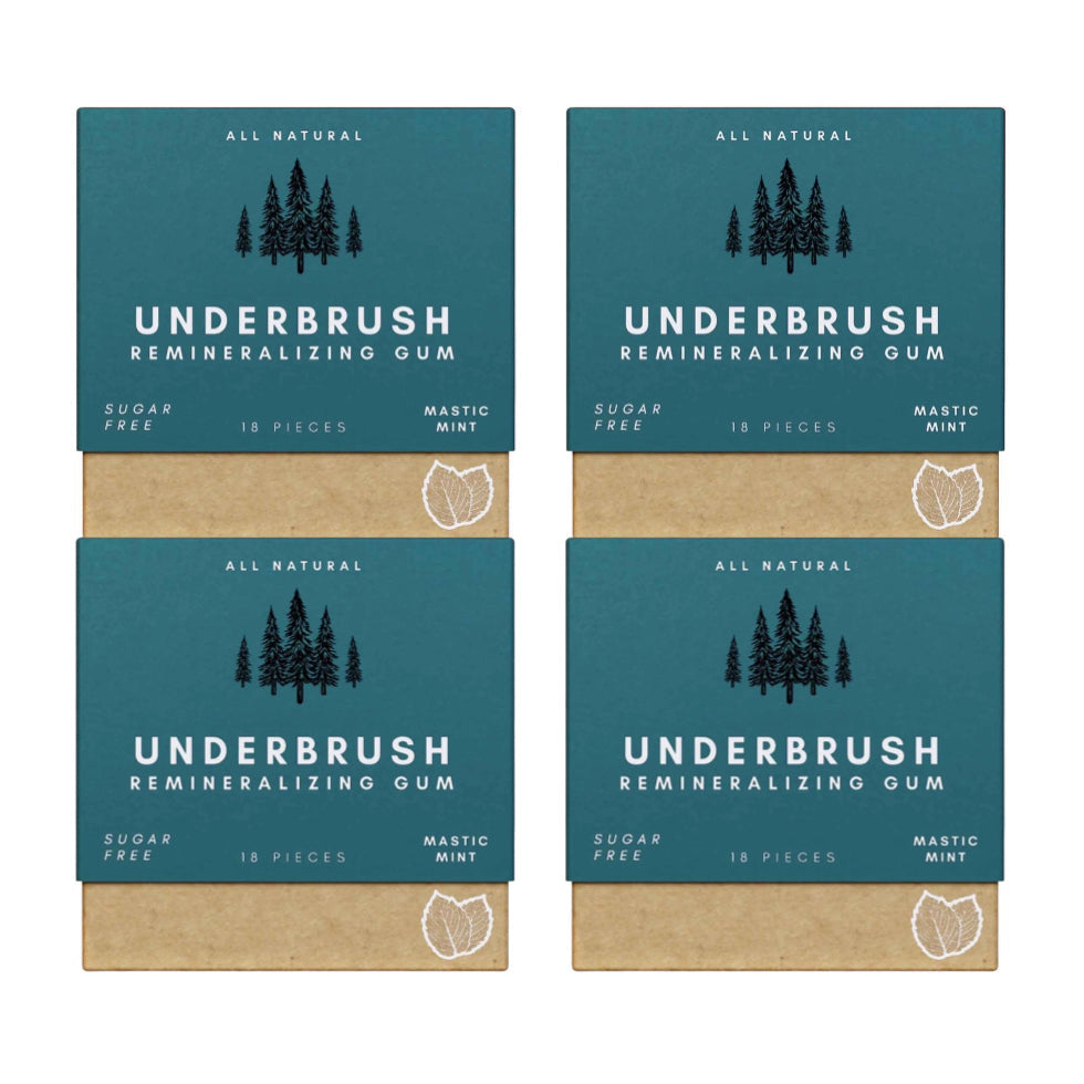 Findglee Underbrush Remineralizing Chewing Gum with Nano-Hydroxyapatite