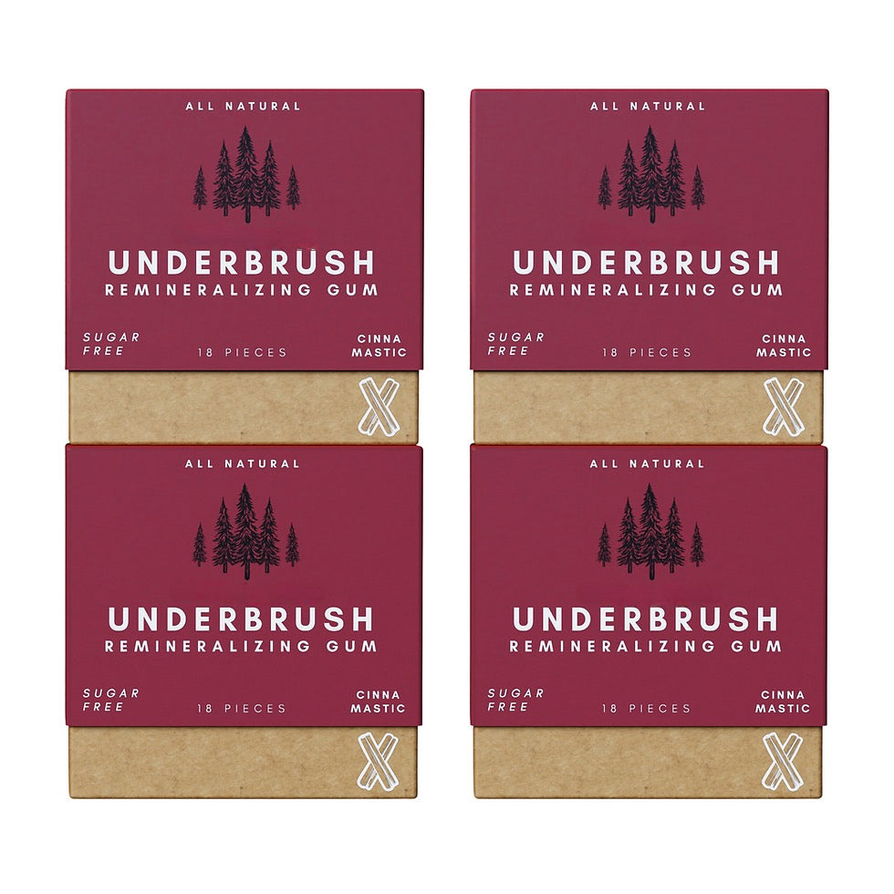 Findglee Underbrush Remineralizing Chewing Gum with Nano-Hydroxyapatite