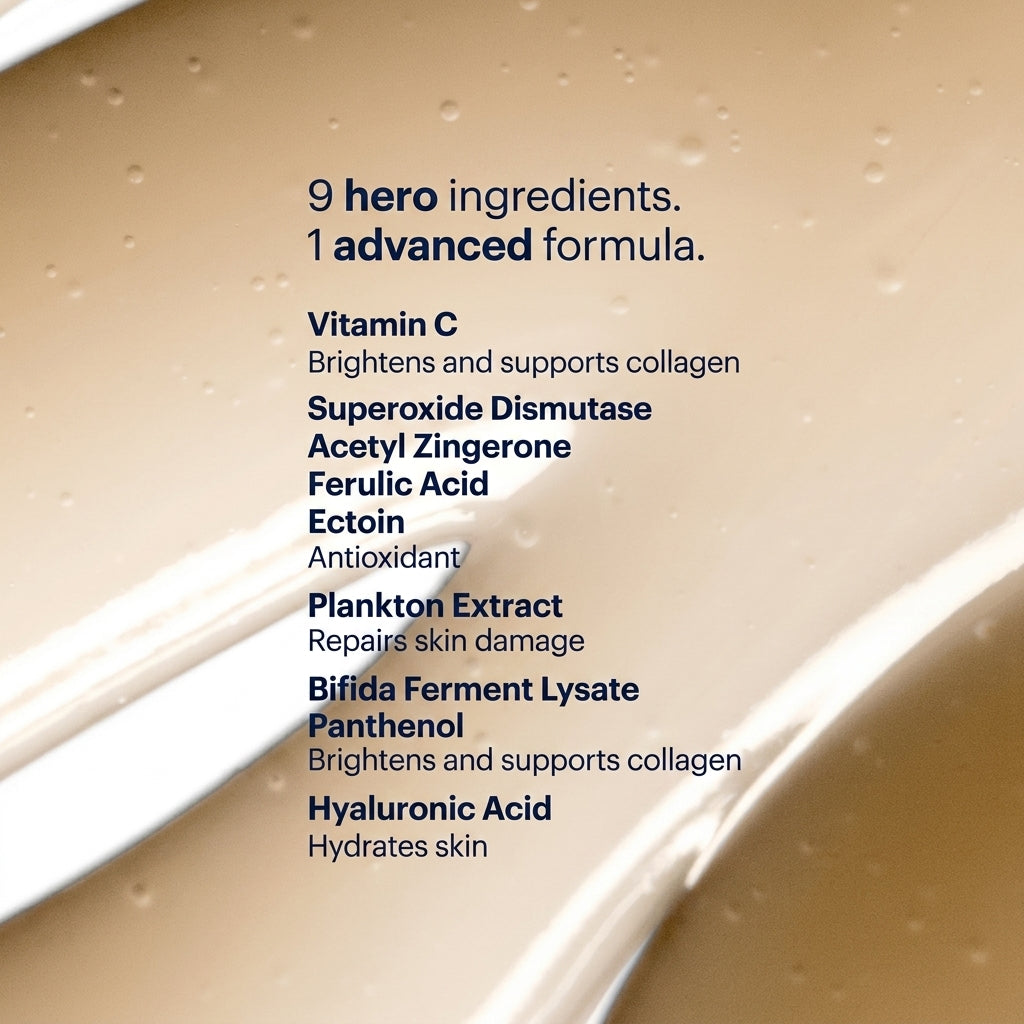Findglee Daily Defense 15% Vitamin C Serum for Dull Skin, Skin Tone & Radiance